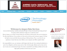 Tablet Screenshot of amprodata.com
